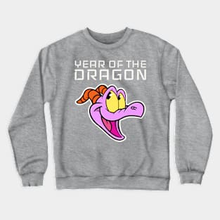 Year of the dragon Happy little purple dragon of imagination Crewneck Sweatshirt